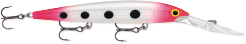 Rapala Down Deep Husky Jerk 12, 4.75", 1/2 oz, Pink Squireel