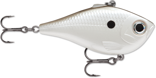 Rapala Rippin' Rap Crankbait, 2.75", 7/8 oz, Pearl Grey Shiner