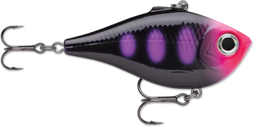 Rapala Rippin' Rap Crankbait, 2.75", 7/8 oz, Black Light