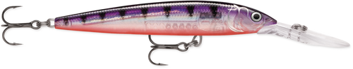 Rapala Deep Down Husky Jerk 10, 4", 7-16', Glass Purple Perch