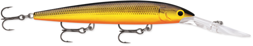 Rapala Deep Down Husky Jerk 12, 4.75", 8-19', Gold