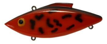 Bill Lewis Rat-L-Trap Lipless Crankbait, 1/2 Oz, Red Coach Dog