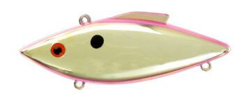 Bill Lewis Rat-L-Trap Lipless Saltwater Crankbait, 1/2 Oz, Pink Gold