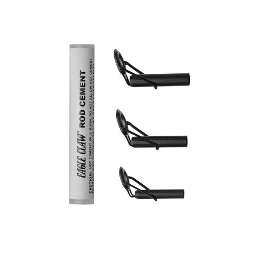Eagle Claw Heavy Duty Rod Tip Repair Kit, 3 Tips & Glue