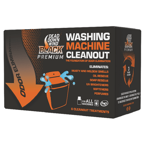 Dead Down Wind Black Premium Washing Machine Cleanout, 6pk