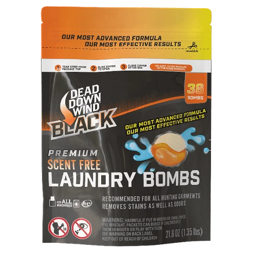Dead Down Wind Black Premium Laundry Bombs, 36pk