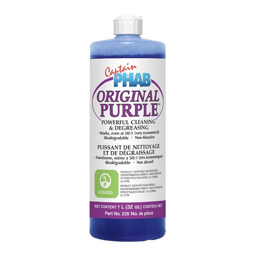 Captain Phab  Purple Power Cleaning Concentrate 1 L / 0.26 G -713304