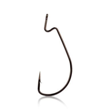 Mustad Ultra Lock Soft Plastics Hook, 3/0, Black Nickel
