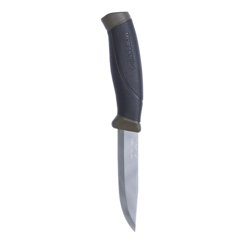 Morakniv Companion Knife, 4.09" Fixed Blade, Military Green