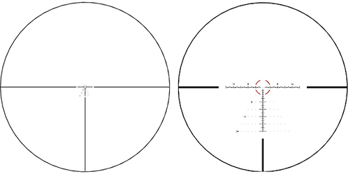 Bushnell R7 3-15x50 Riflescope with FFP MOA Hybrid Dot Tree Illuminated Reticle