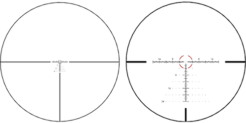 Bushnell R7 4-20x50 Riflescope with FFP MOA Hybrid Dot Tree Illuminated Reticle