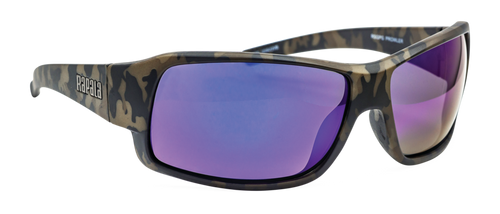 Rapala Prowler Polarized Sunglasses, Blue Mirror Lens, Camo
