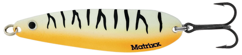 Blue Fox Matrixx Spoon, 5-1/2", 1 oz, Glow Firetiger