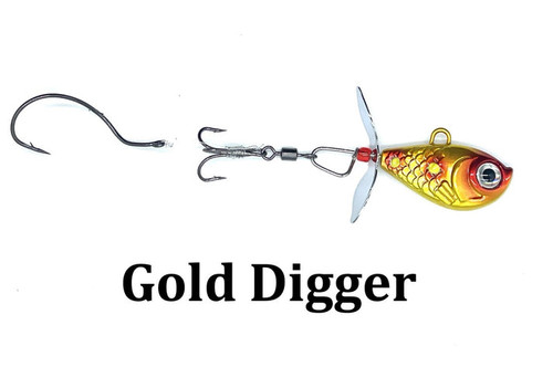 WNC Death Jig Rigs, 1/4 Oz, Gold Digger