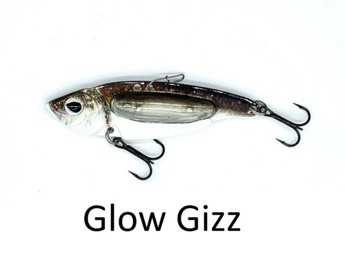 WNC Rip~N~Rattle Blade Bait, 1/2oz, Glow Gizz