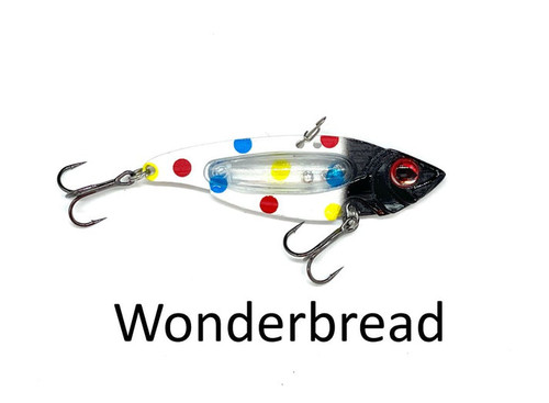 WNC Rip~N~Rattle Blade Bait, 1/2oz, Wonderbread