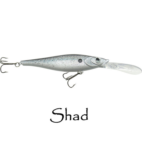 WNC Reaper Crankbait, 4.5", 20'+ Depth, Shad