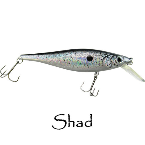 WNC Square-Bill Reaper Crankbait, 4.5", 14'+ Depth, Shad