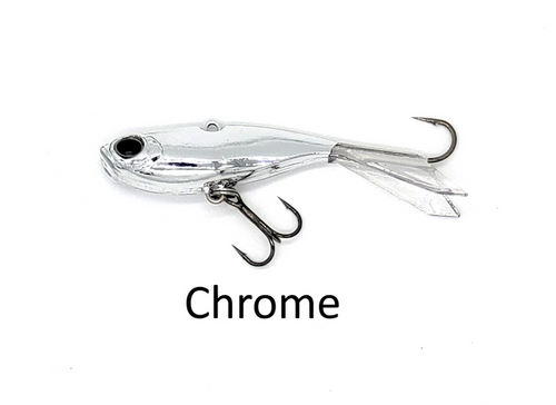 WNC Rip-N-Glide, Darting Jig, 3", 5/8 Oz, Chrome