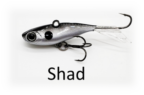 WNC Rip-N-Glide, Darting Jig, 3.5", 7/8 Oz, Shad