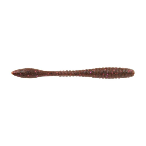 Berkley PowerBait MaxScent Flatworm 4.25", Cinnamon Purple, 8 Pack