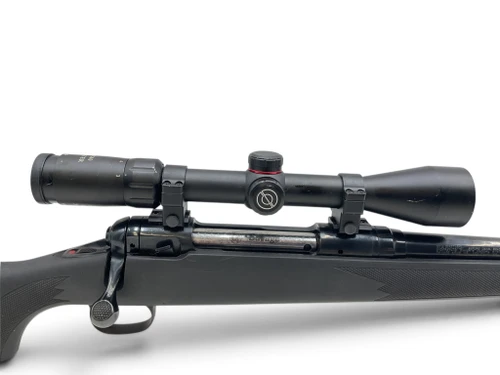 Savage Model 111 Bolt Action Rifle 30-06 SPRG 22" Barrel Black Synthetic Stock With Simmons 3-9X40 Scope