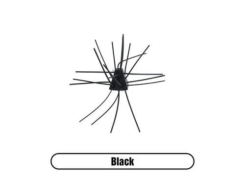 X-Zone GBO Dice Bait, Non-Salted, 13mm, Black, 4pk