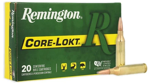 Remington Core-Lokt 243 Win 100 Grain PSP Ammunition, 20 Rounds