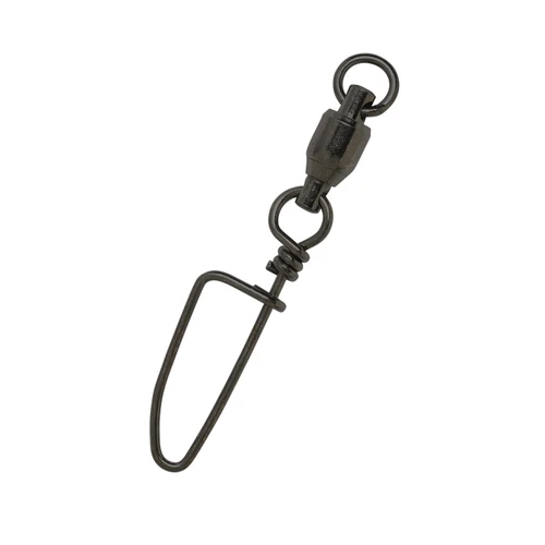 Eagle Claw Ball Bearing Swivel w/ Coastlock Snap, Size 3, Black, 3 pk