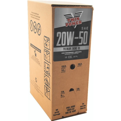 TWINPOWER Engine Oil Bag-In-Box 20W50 - 6 Gallon - 839127