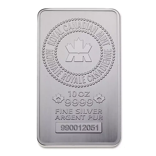 Sticker Draw, Royal Canadian Mint (RCM) 10 oz Silver Bar #4