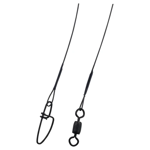 Berkley Steelon Wire Wound Leader, 12", 45lb, Black, 3pk