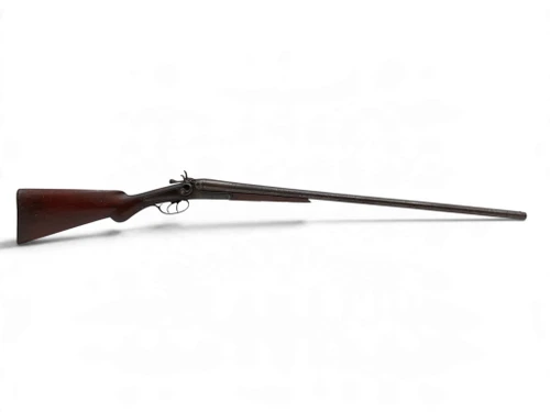 Unknown Damascus Steel Side By Side Shotgun 12Ga 32" Barrels Wood Stock
