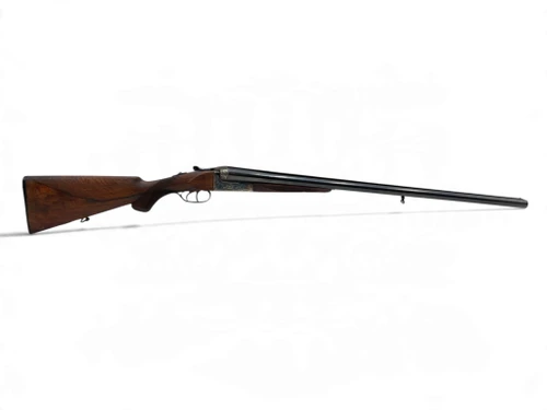Eibar Side By Side Shotgun 12Ga 2.75" Chambers 28" Barrels Wood Stock