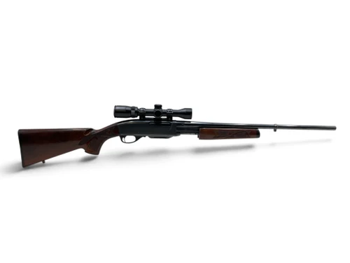 Remington 7600 Pump Action Rifle 30-06 SPRG 22" Barrel Wood Stock With Bushnell Banner 1-4X32 Scope