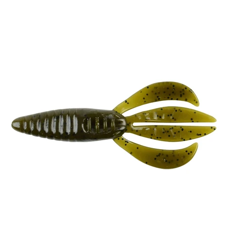 Berkley PowerBait Pit Boss 4", Green Pumpkin, 8 Pack