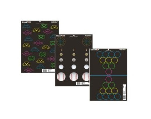 Champion Visicolor Fun Games Targets, 12 Pk