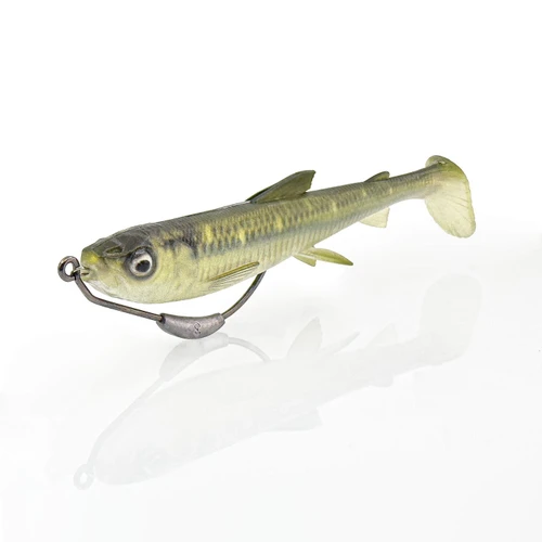 Savage Gear 3D Whitefish Weedless Paddle Tail, 5", 3/4oz, Hitch