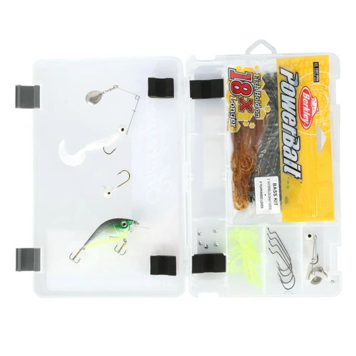 Shakespeare Catch More Fish Bass Spinning Kit, 6'6" Medium 2pc, 35 Reel