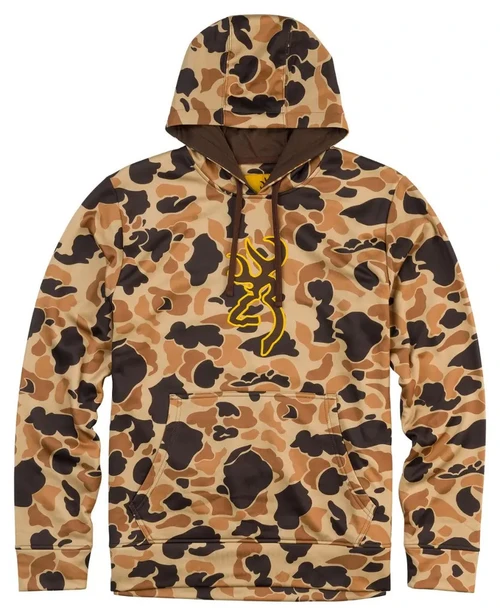 Browning Tech Hoodie, Vintage Tan, Medium