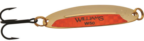 Williams Small Wabler Spoon, 2 1/4", Gold/Orange