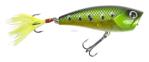 Lunkerhunt Impact Crush Popper, 2.5", Lily Pad