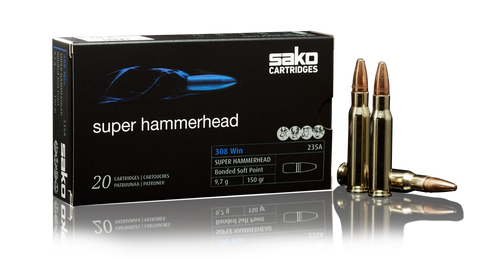 Sako Super Hammerhead .308 Win (235A) 150 Gr, SP, 20 Rds