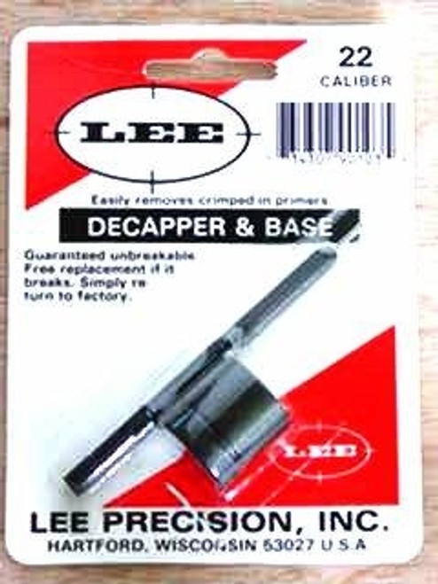 Lee Precision 22 Cal Decapper & Base