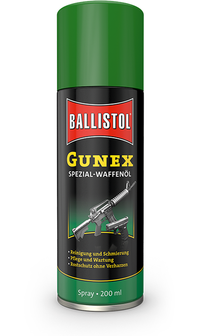 Ballistol Gunex Gun Care Oil Spray, 200 mL