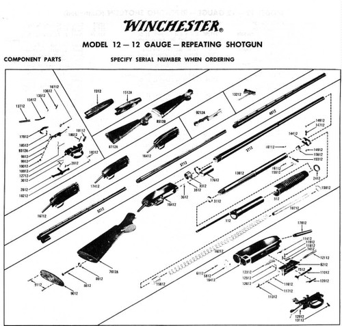 Winchester Model 12 Magazine Follower, Used