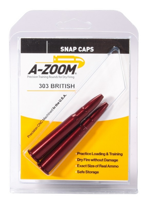 A-Zoom 303 Brit Snap Caps 2 Pk
