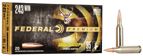 Federal Berger Hybrid Hunter .243 Win, 95 Gr, 20 Rds