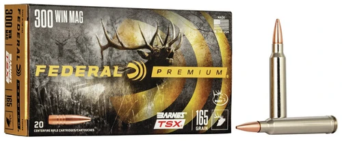 Federal Barnes TSX 300 Win Mag, 165 Gr, 20 Rds