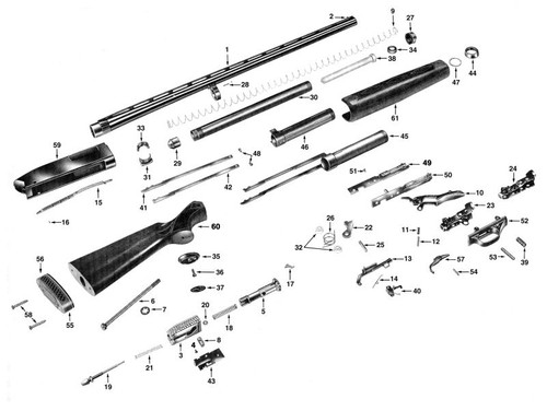 Winchester 1200 Firing Pin, New Style (S/N 400,000 and above)